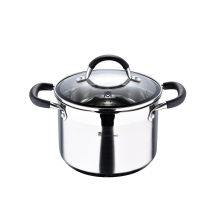 Olla 4 L De Acero Inoxidable Con Tapa Foodies Ø20 X 14 Cm