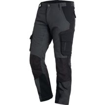 Fhb - Pantalón De Trabajo Florian Talla 46 Antracita / Negro