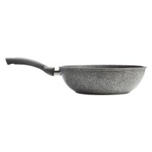 Bratpfanne 'Heart of Stone' ø 28 cm – Hergestellt aus geschmiedetem Aluminium – Antihaftbeschichtung – Ergonomischer Soft-Touch-Griff