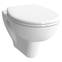 Wand-tiefspül-wc Vitra S20 355 X 350 X 520 Mm, Spülrandlos, Runde Form, Weiß - 7741b003-0075