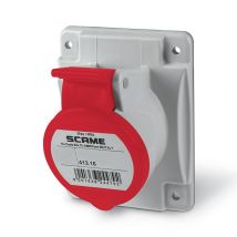 Base Empotrable Cetac En Cuadro 16a Ip54 Optima Scame Be-cla-4131663 3p + N + Tt