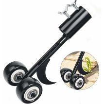 Patio Weed Tool With Wheels, Garden Weed Tool, Kneeling Free Weed For Cleaning Between Slabs, Blocks, Patios And Lawns
