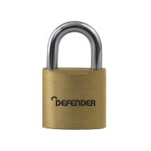 Brass Padlock Twin Pack 20mm Defbp2t - Defender