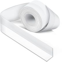 Sigillante Per Bagno In Silicone Bianco, Sigillante Per Vasca Da Bagno, Nastro Impermeabile, Antimuffa E Impermeabile, Nastro Adesivo Morbido Adatto 