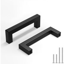 15 Pezzi Maniglie Per Mobili, Interasse 96 Mm, Nere, In Acciaio Inox, Per Cucina, Maniglie Per Mobili Da Cucina, Maniglie Per Armadi, Maniglie Per 