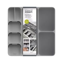 Besteck- Und Utensilienorganisation Josephjoseph Joseph Drawerstore, 5 Besteck- Und 3 Utensilienfächer, Grau, Optimiert Den Platz In Elschubladen Of