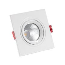 Foco Downlight Led 5w Cuadrado Madison Corte Ø 75 Mm 4000k Blanco Neutro