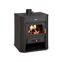 Prity - Holzofen Wd – 15,9 Kw, Robustes Design, Graphitschwarz, Energieklasse A
