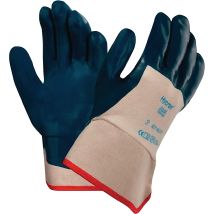 Handschuhe Activarmr Hycron 27-607 Gr.10 Weiß/blau Bw-jersey M.nitril