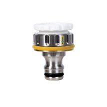 Hozelock – Conector pro metálico 1/2 y 3/4 para grifo exterior – Rosca de tornillo 1/2 BSP (21 mm), 3/4" BSP (26,5 mm) – Metal