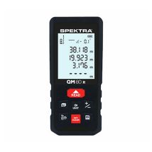 Spektra Laser-Entfernungsmesser QM80R – Präzision bis 80m – IP54 – Bluetooth – Kompakt und robust – 2 Jahre Garantie