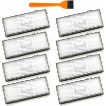 Roborock - 8 Pack S7 Filters Replacement Parts Compatible With Xiaomi S7 S7+ S7maxv S7 Maxv Plus T7s T7 Plus T7s Plus Hard Floor Washable Filters,8 