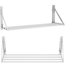 Royal Catering - Wandbord Klappbar Stangendesign 40 Kg Wandregal 100 X 30 Cm Küchenregal