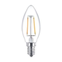 Lampada Led A Filamento 'oliva' Calda 2700k 4w=35w E14 - 470 Lm