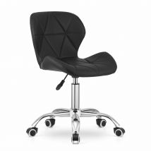 Chaise Pivotante Valora Avola Ergonomique Noire Pour Bureau