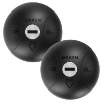 Vivol Candado Daken Saturn GO Doble 80mm Zamak Resistente al Agua con 4 Llaves para Vehículos Utilitarios