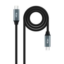 Usb 3.2 Gen2x2 Usb-c Zu Usb-c Kabel 2m Schwarz Nanocable 10.01.4302