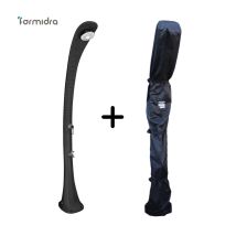Solardusche Cobra 32l Anthrazit Mit Duschabdeckung