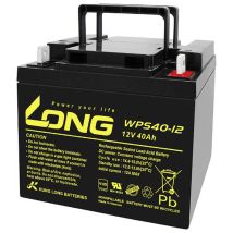 Long Wps40-12 Blei Batterie 12 V 40 Ah Schwarz