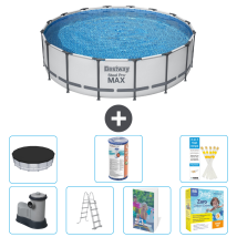 Bestway Bestway Steel Pro Max Ronde - 488x122 Cm - 8-pièces S572