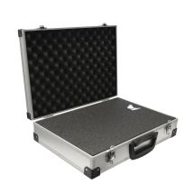 7270 - Custodia Universale Per Strumenti Di Misura, Custodia In Alluminio Resistente, Vano Porta Attrezzi, Imbottitura In Schiuma, Con Lucchetto, 
