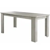 Tavolo Allungabile 160-210 Da Pranzo In Melaminico Bianco Cemento