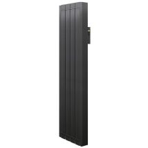 Radiador eléctrico vertical 1500W con WiFi - Ideal para estancias de hasta 20.80 m² - Color negro - Domotizable