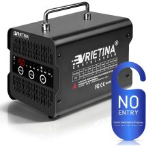 O3 Ozongenerator Mit Touchscreen 65000mg/h, Industrieller Ozongerät Mit 120min Timer 35db Ozonisator Ozon Luftreiniger Bis 300m2 Geruchskiller 