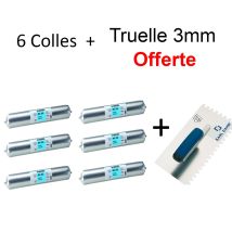 Kit Colle Parement Bois Wakol - 6x600ml + Truelle 3mm Offerte
