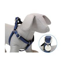 Pettorina Similpelle Mylord Regolabile Cm 50-75x20mmblu Nav: Pettorina Similpelle Mylord Regolabile Blu Nav