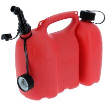 Bidón Doble Para Gasolina Y Aceite - 6 Y 3 Litros