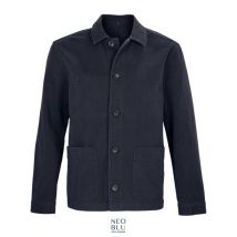 Chaqueta de trabajo unisex 100% algodón orgánico – NEOBLU – Modelo MAEL – Estilo urbano y funcionalidad