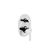 Miscelatore Monocomando Doccia Incasso 130 Mm In Ottone Cromato Con Deviatore Nobili Abc