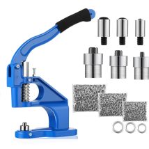 Presse À Œillets Professionnelle Presse À Œillets Presse À Rivets Presse À Bouton-pression Avec 1500 Œillets (diamètre Intérieur 6 Mm, 10 Mm, 12 Mm)