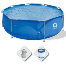 Piscina Sirocco Blue 300 X 76 Cm Con Inserto Filtro.