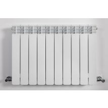 Radiatori 2000 - Radiatore Termosifone In Alluminio 3 Elementi Interasse 600mm Helyos Evo Helyosevo6003