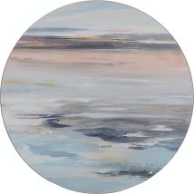 Tranquility - Set De 4 Tovagliette Rotonde Con Supporto In Sughero De, 29 Cm, 4 Pezzi, Multicolore - Creative Tops