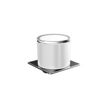 Dispensador de jabón líquido emco ART – Vaso de cristal – Capacidad 155 ml – Montaje en pared