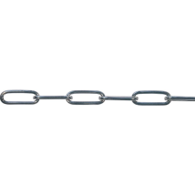 Pösamo Schweißkette DIN 5685 verzinkt 3 mm Dicke 5 m Tragfähigkeit 45 kg Stahl