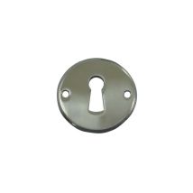 Rosone in acciaio nichelato per serrature DT – Diametro 44 mm – 132071