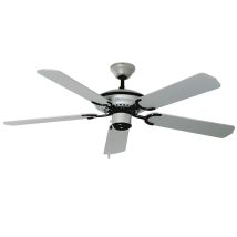 Deko – Ceiling Fan Sydney – Light Grey and Black – 132 cm Diameter – 3 Speeds – 220-240 V – 6.5 kg