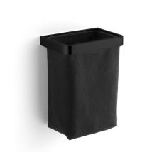 Giese Gästehandtuchkorb 40500-14 Mit Stoffeinsatz Schwarz