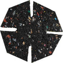Amortiguador De Vibraciones Para Pedestal De Pavimentación - Conjunto De 100 Piezas - Essentiel - Jouplast