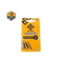 Puntas De Destornillador Forte Bt03-25pzt Recubrimiento Titanio 25mm
