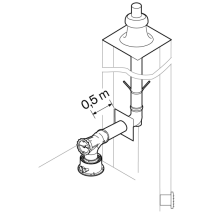 Weishaupt Paket Dn60 Ra, 10 M Starr, Schwarz, Abgassystem Raumluftabhängig - 896000 Von Weishaupt
