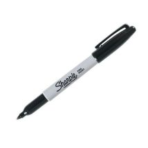 Marcador fino negro – Tinta de secado rápido – Resistente a manchas y agua – Punta de precisión – 1985857