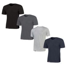 Linear Arbeits-t-shirt - L - Grau - U-power