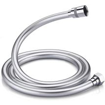 Universal Shower Hose (g1/2", 1.5 M), Twist-proof And Anti-twist Shower Hose, Pvc/white