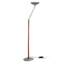 Aluminor LED-Deckenfluter braun/silber 30,5W dimmbar 3600lm IP20 – Höhenverstellbar – Made in Deutschland