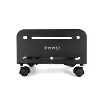 Soporte Cpu Tooq Metalico Suelo C/rueda Negro 10kg Umcs0004-b